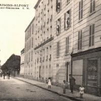 Maisons alfort val de marne la rue saint georges cpa