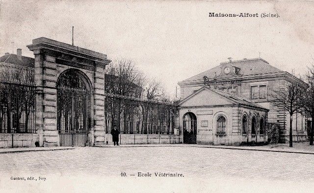 Maisons alfort val de marne le chateau gaillard ecole veterinaire cpa