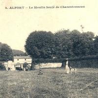 Maisons alfort val de marne le moulin brule cpa