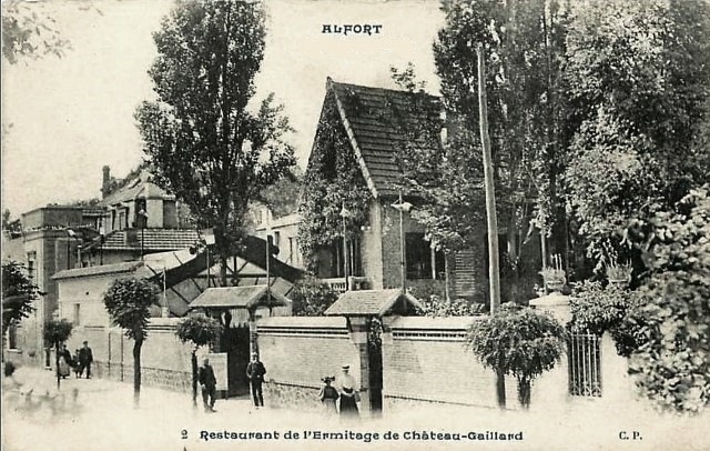 Maisons alfort val de marne le restaurant l hermitage de chateau gaillard cpa