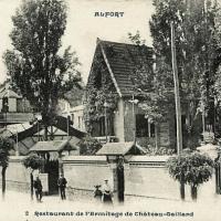 Maisons alfort val de marne le restaurant l hermitage de chateau gaillard cpa