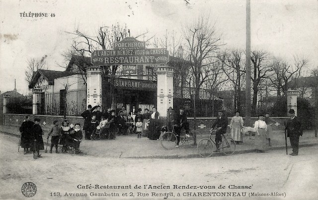 Maisons alfort val de marne le restaurant porcheron cpa