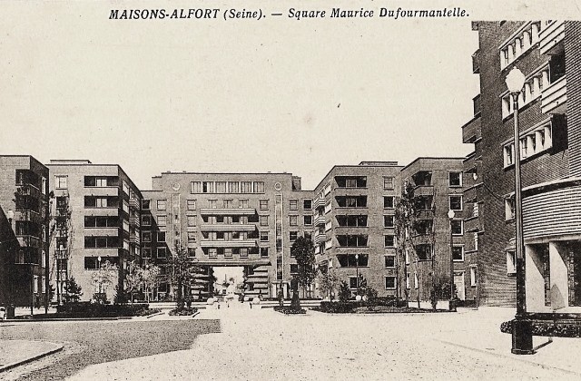 Maisons alfort val de marne le square dufourmantelle cpa