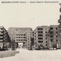 Maisons alfort val de marne le square dufourmantelle cpa