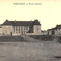 Marcigny (71) Couvent des Ursulines, Ecole primaire supérieure CPA