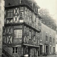 Marcigny (71) Maison en bois CPA