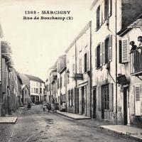 Marcigny (71) Rue de Borchamp CPA