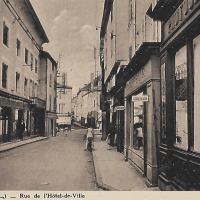 Marcigny (71) Rue de l'Hôtel de Ville CPA