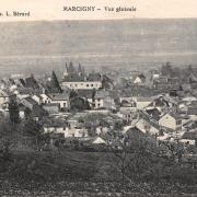 Marcigny (71) Vue générale CPA