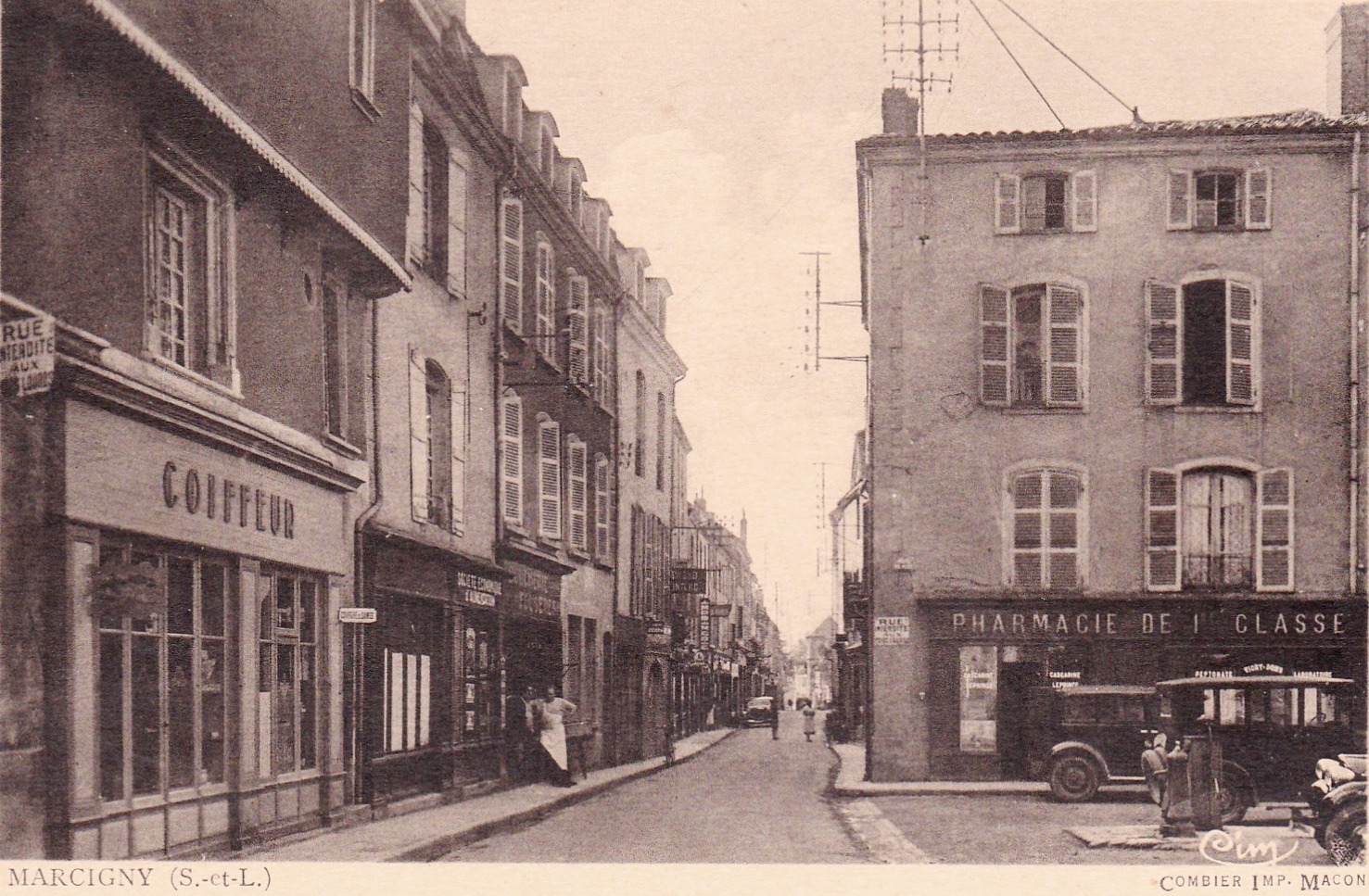 Marcigny (72) Rue Chevalière CPA