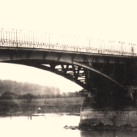 Martincourt-sur-Meuse (Meuse) Le pont avant 1940