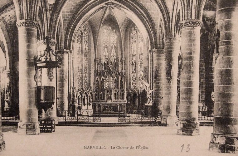 Marville (Meuse) L'église Saint Nicolas CPA