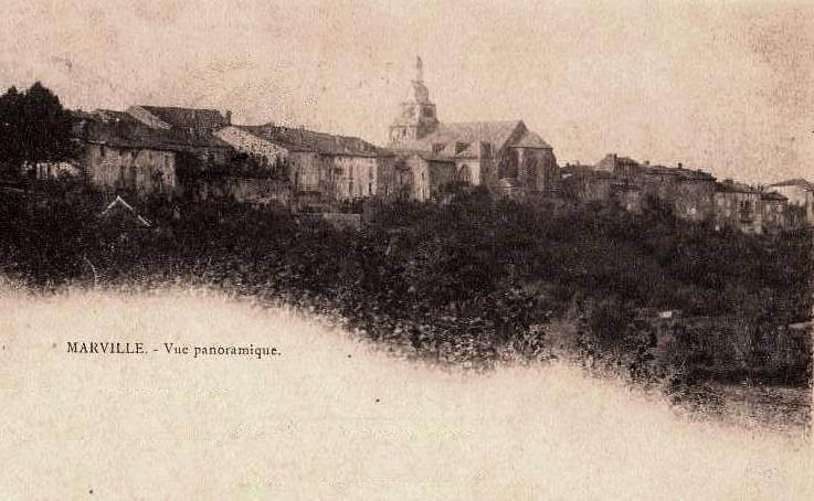 Marville (Meuse) Vue générale 1900