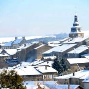 Marville (Meuse) Vue générale en hiver