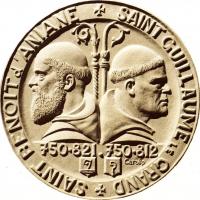 Médaillon Saint Guillaume et Saint Benoît