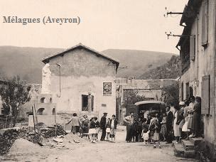 Mélagues (Aveyron) CPA