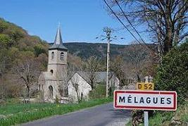 Mélagues (Aveyron) Eglise Saint Martin