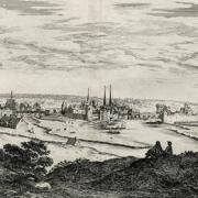 Melun seine et marne gravure de 1650