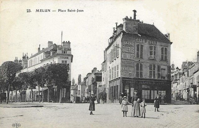 Melun seine et marne la place saint jean cpa