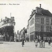 Melun seine et marne la place saint jean cpa