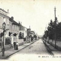 Melun seine et marne la rue de l est cpa
