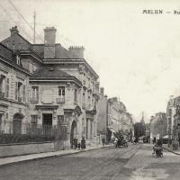 Melun seine et marne la rue saint antoine cpa
