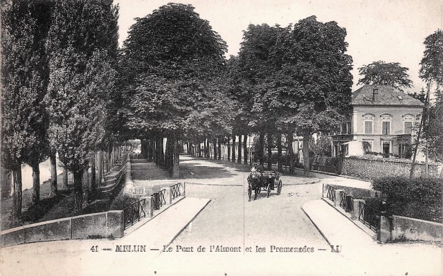 Melun seine et marne le pont de l almont cpa