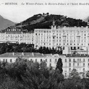 Menton 06 l hotel du mont fleuri et les winter et riviera palace cpa
