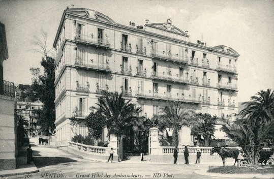 Menton 06 le grand hotel des ambassadeurs cpa