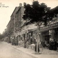 L' avenue Sadi Carnot, le bazar (cpa)