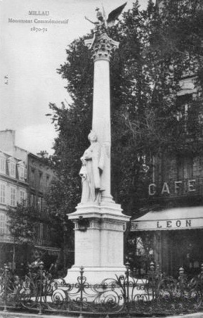 Le monument aux morts de 1870/1871 (cpa)