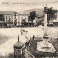 La place du Mandaroux en 1910 (cpa)