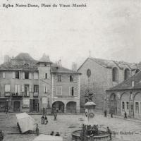 La place du vieux marché (cpa)