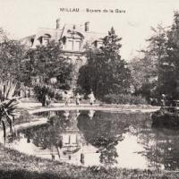 Le square de la gare en 1910 (cpa)