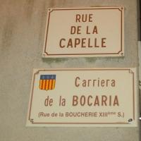 Des plaques de rues