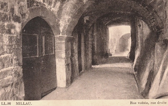 La rue droite (cpa)