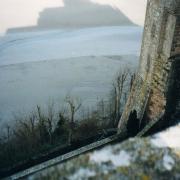 Mont saint michel (Manche) les remparts dec 2001