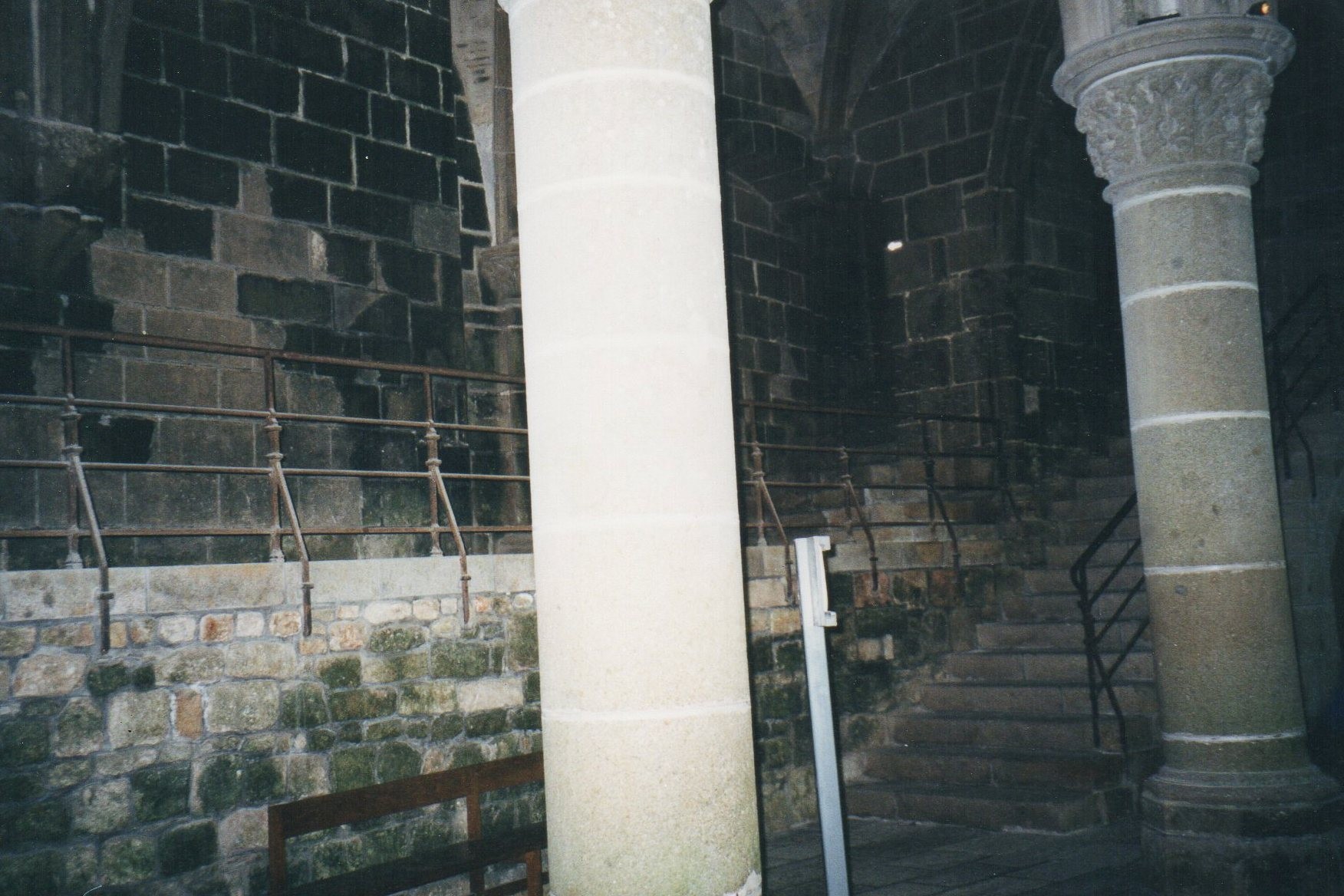 Mont saint michel manche l abbaye dec 2001