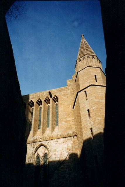 Mont saint michel manche l abbaye dec 2001