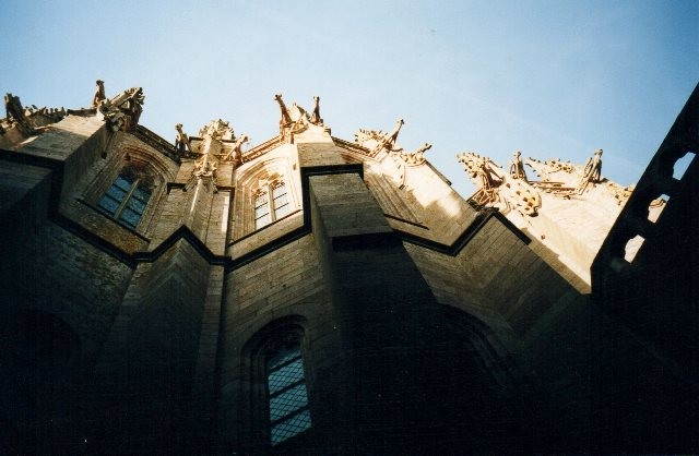 Mont saint michel manche l abbaye dec 2001