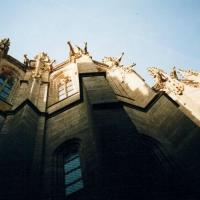 Mont saint michel manche l abbaye dec 2001