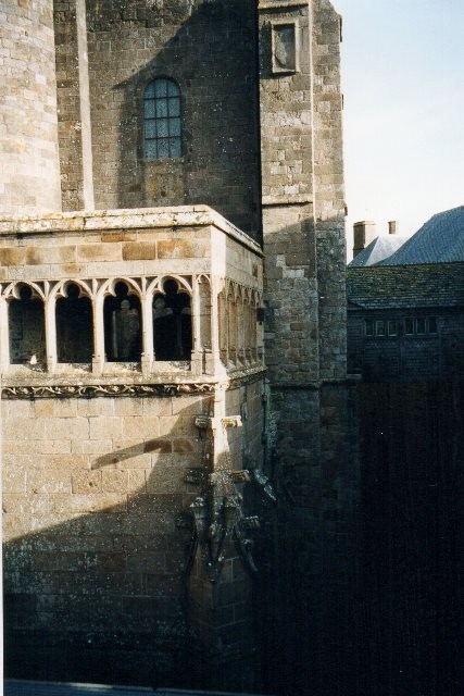 Mont saint michel manche l abbaye dec 2001