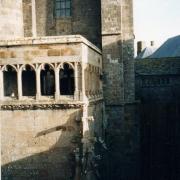 Mont saint michel manche l abbaye dec 2001