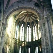 Mont saint michel manche l abbaye dec 2001