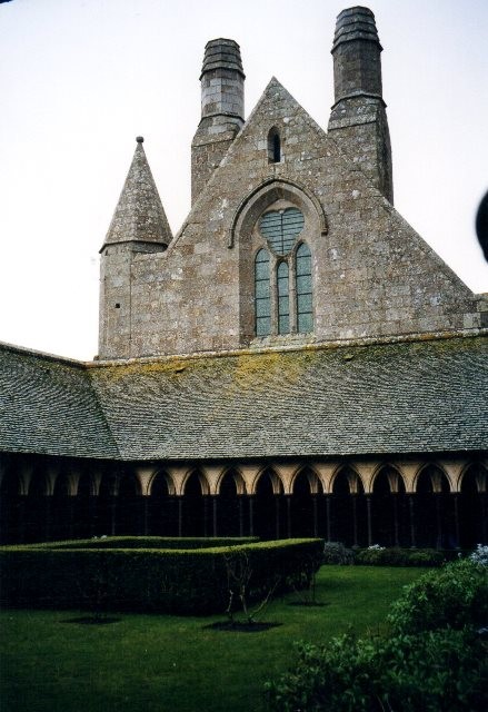 Mont saint michel manche l abbaye dec 2001