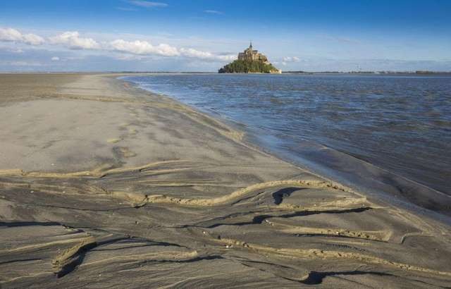 Mont saint michel manche la baie