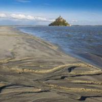Mont saint michel manche la baie