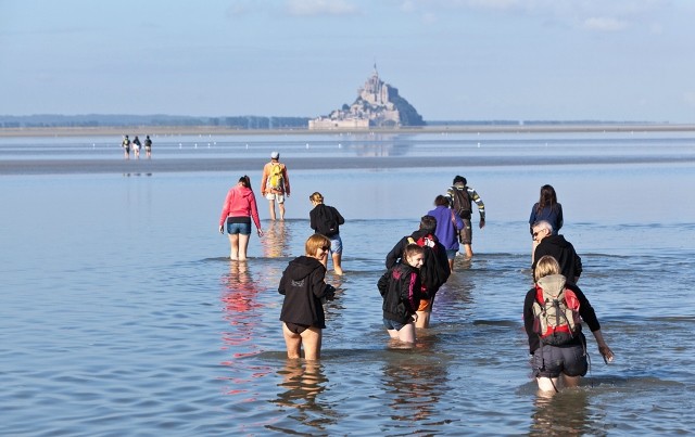 Mont saint michel manche la baie