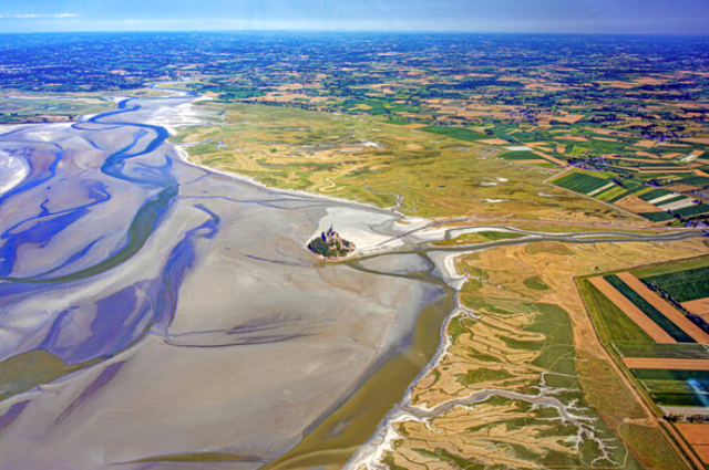 Mont saint michel manche la baie