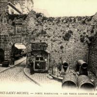 Mont saint michel manche le mont la porte barbacane cpa